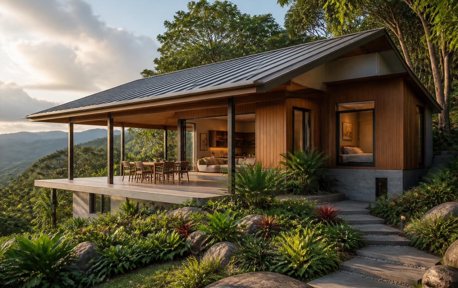 Conceptual rendering of the Mountain Villa at El Santuario
